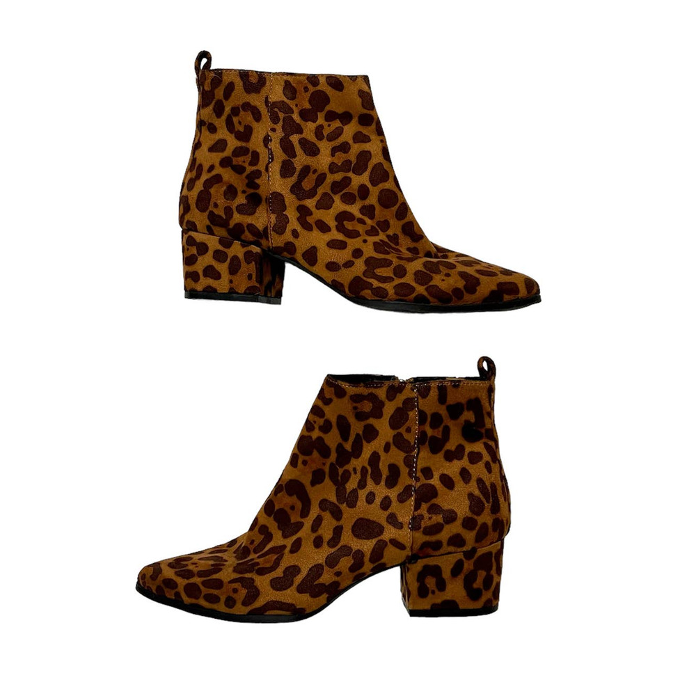 A New Day Leopard Ankle Booties